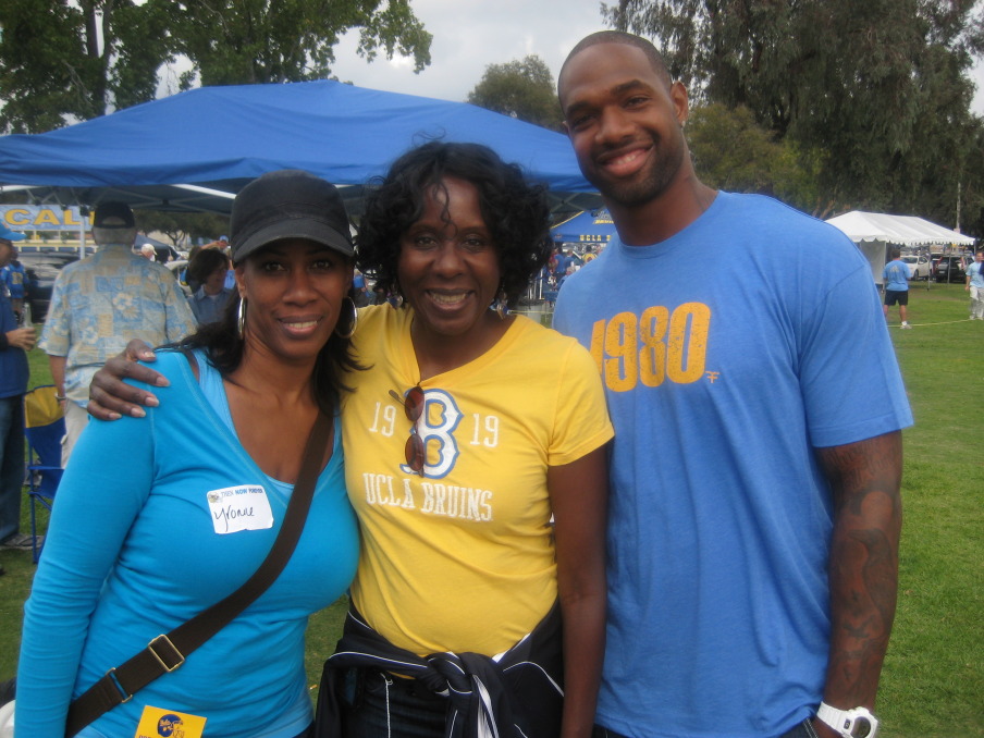 Marcedes Lewis and mom, Yvonne
